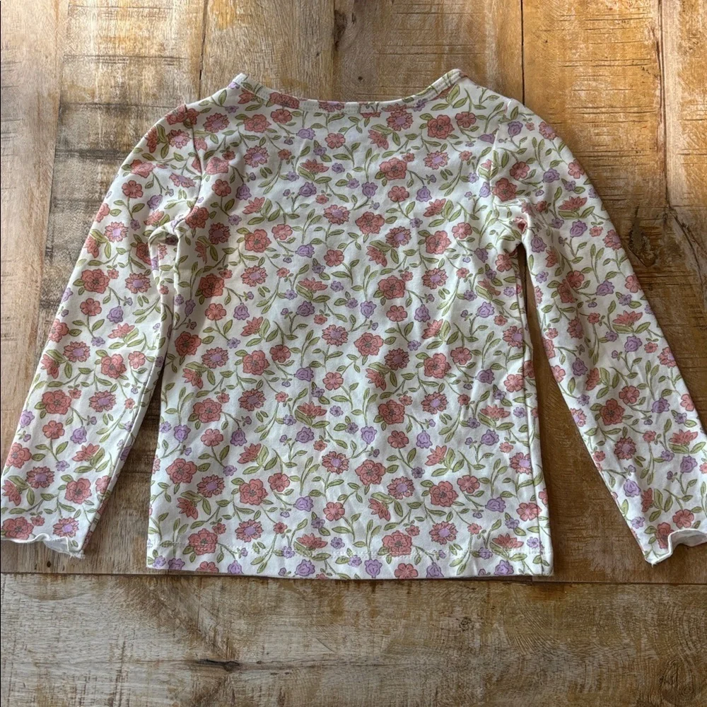 NWOT Carter's Floral Top with Corduroy Pinafore 3t